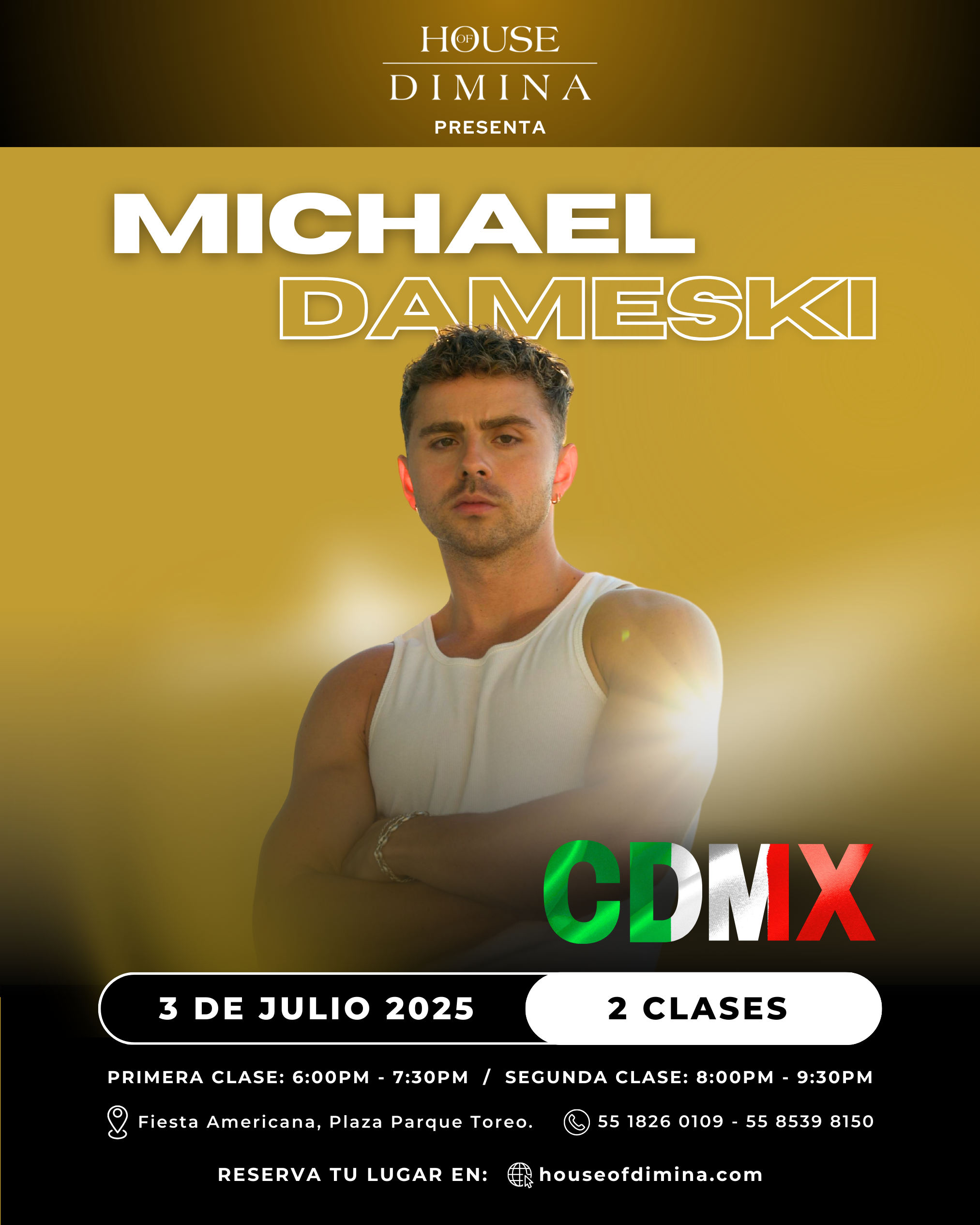 MICHAEL DAMESKI - CDMX (3 de julio 2025)